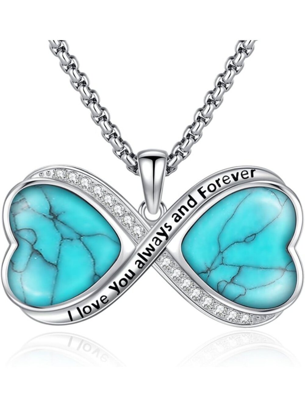 Turquoise 925 Sterling Silver Pendant Necklace for Ashes, Picture Locket & Thor
